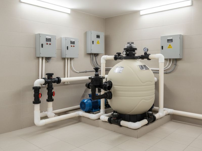 bình lọc bể bơi MFV24+VALVE