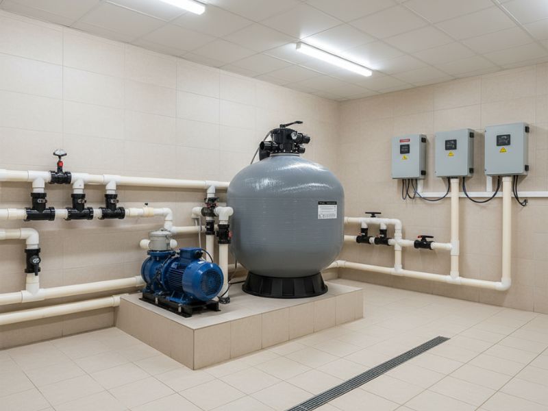 bình lọc bể bơi V1400 + VALVE