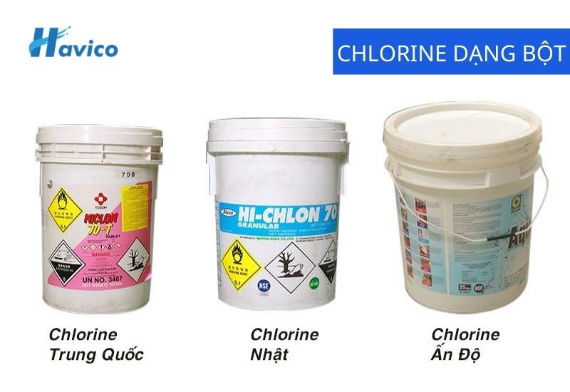 Chlorine dạng bột 70%