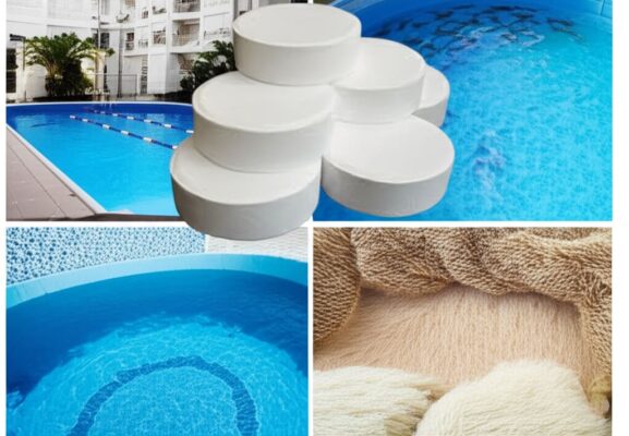 hóa chất bể bơi clo viên