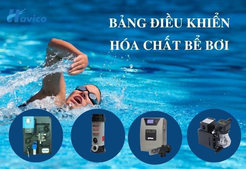 Bảng điều khiển hóa chất bể bơi