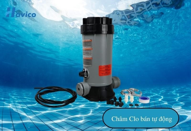 Bảng điều khiển hóa chất bể bơi