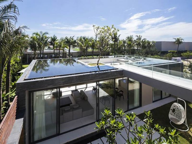 Cấu tạo hồ bơi trên sân thượng