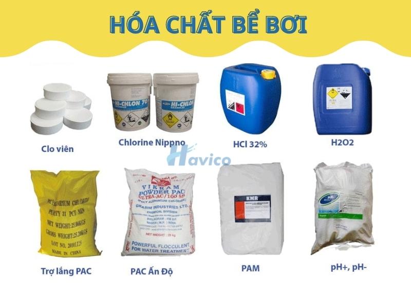 Hóa chất bể bơi