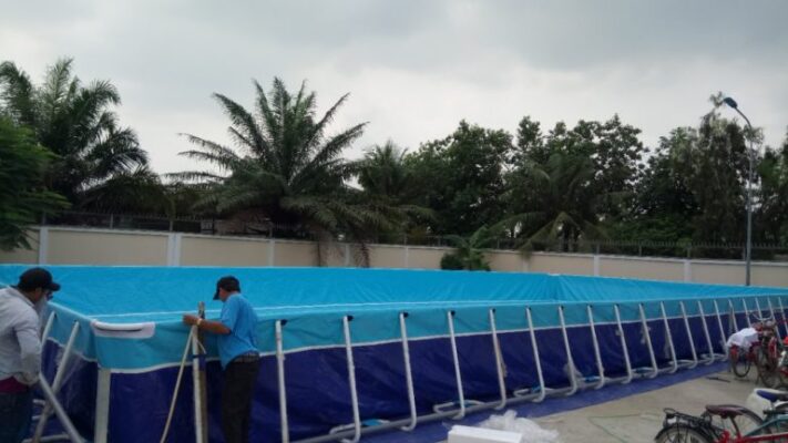 Kinh doanh bể bơi ở quê