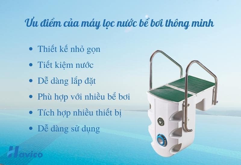 Máy lọc nước bể bơi thông minh