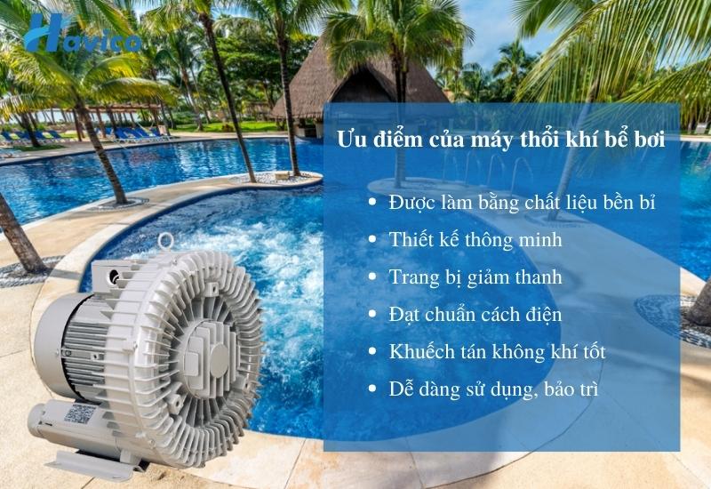 Máy thổi khí bể bơi