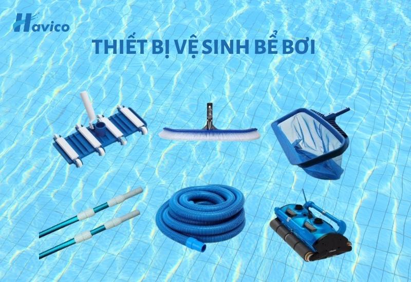Thiết bị vệ sinh bể bơi