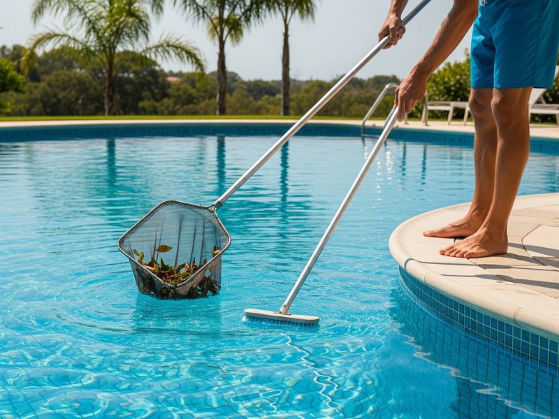 Cách làm sạch bể bơi không dùng hóa chất