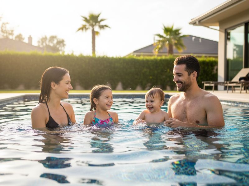 Cách làm sạch bể bơi không dùng hóa chất