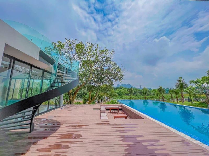 Havico bàn giao công trình thi công bể bơi biệt thự tại Nghệ An