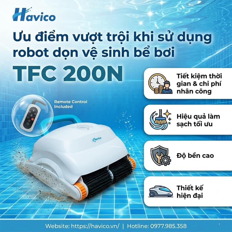 Robot vệ sinh bể bơi TFC 200N