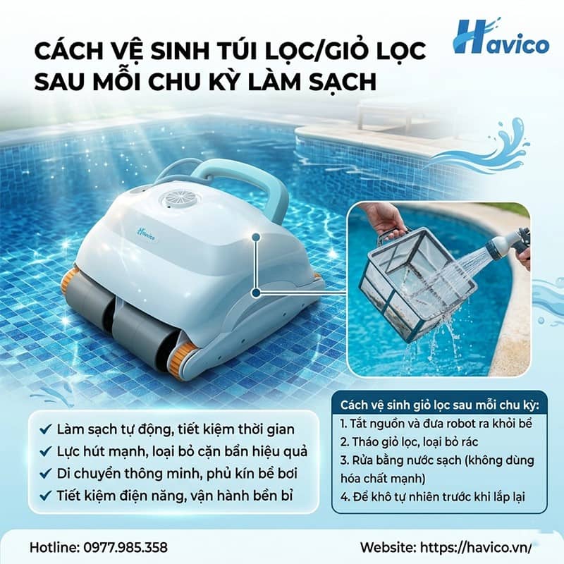 Robot vệ sinh bể bơi TFC 200N
