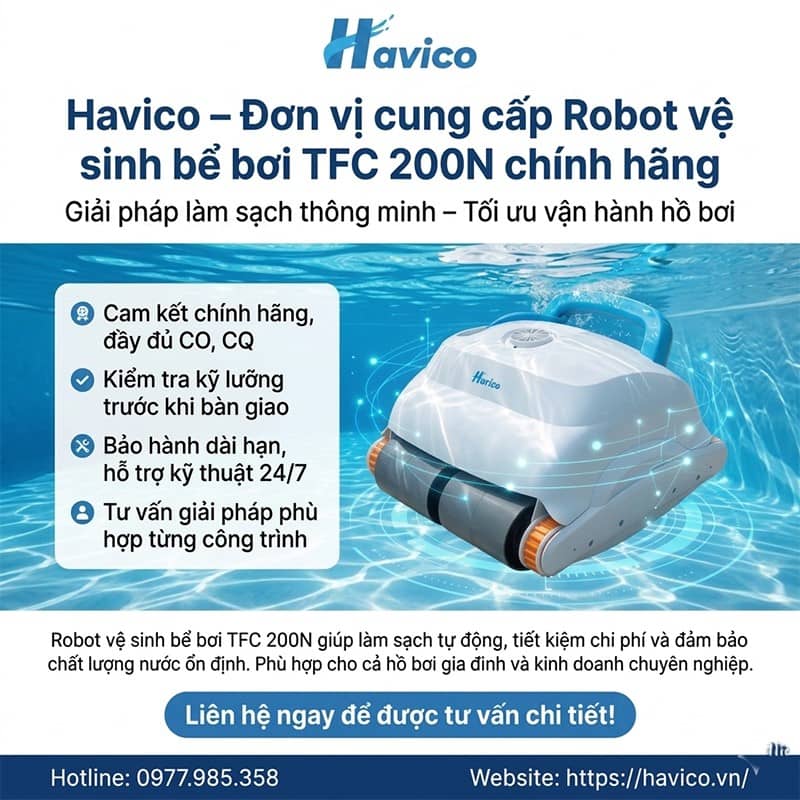 Robot vệ sinh bể bơi TFC 200N