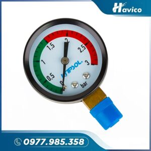 Áp kế gắn vào bình lọc MP25