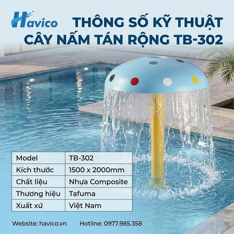 Cây nấm tán rộng TB-302