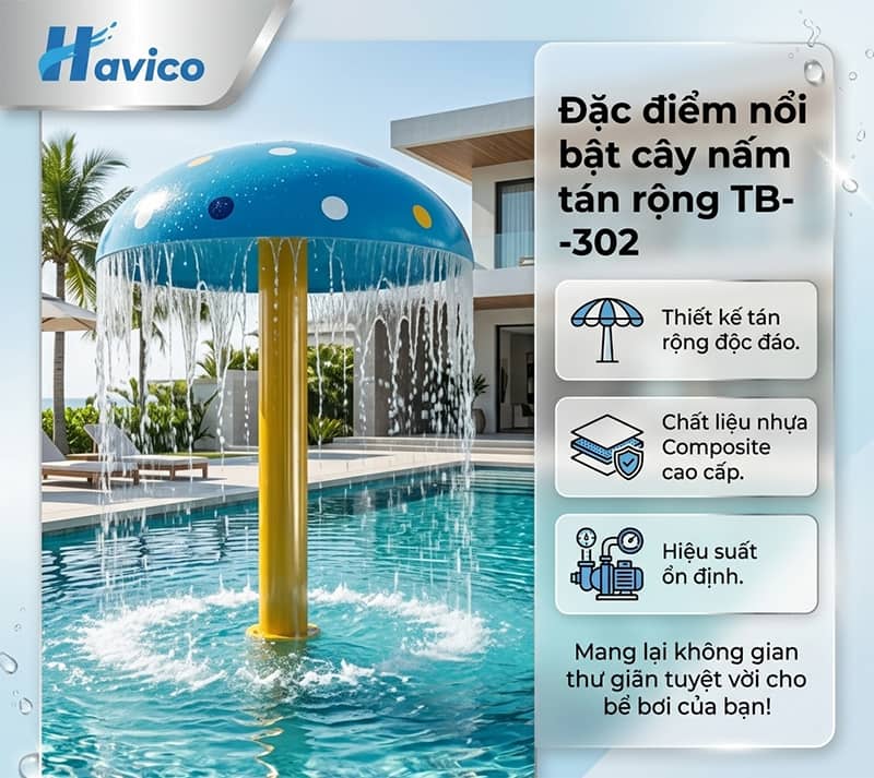 Cây nấm tán rộng TB-302