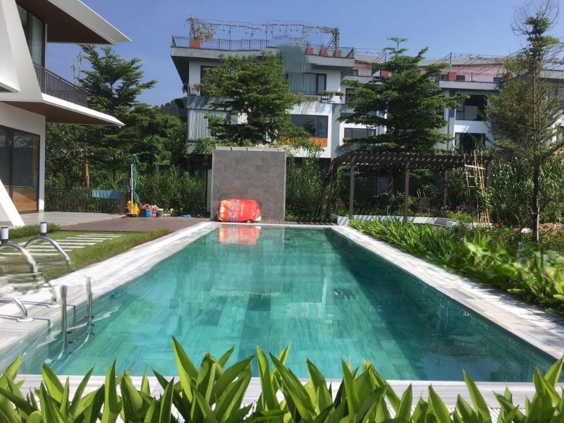 Havico bàn giao công trình thi công bể bơi biệt thự tại Đà Nẵng