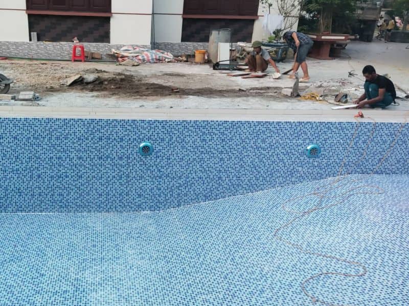 Havico bàn giao công trình thi công bể bơi tại xã Lâm Thao, Phú Thọ