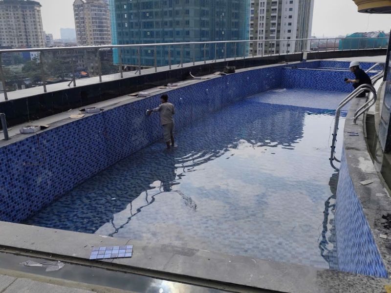 Havico bàn giao công trình thi công bể bơi sân thượng tại Phường Tân Định, TP Hồ Chí Minh