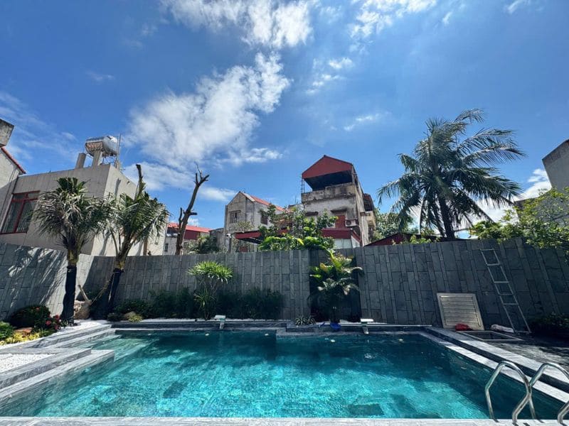 Havico bàn giao công trình thi công bể bơi tại xã Kim Phượng, Thái Nguyên