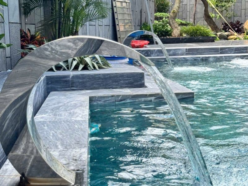 Havico bàn giao công trình thi công bể bơi tại xã Kim Phượng, Thái Nguyên