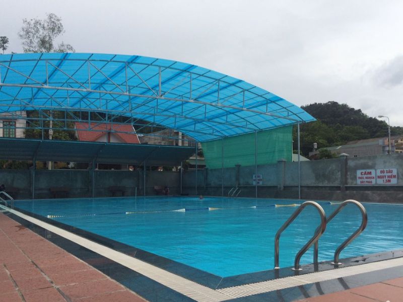 Havico bàn giao công trình thi công bể bơi cho anh Hữu tại phường Lào Cai