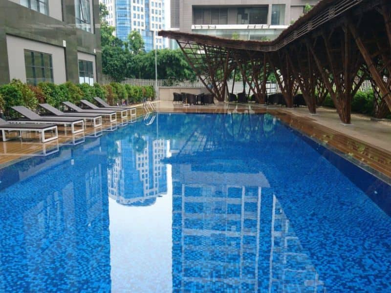 Havico bàn giao công trình thi công bể bơi tại Vinta Tower, Cầu Giấy