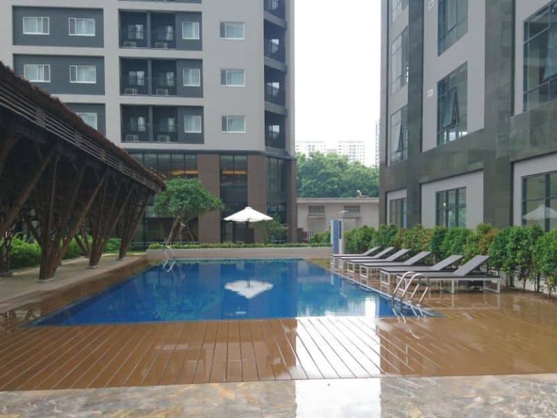 Havico bàn giao công trình thi công bể bơi tại Vinta Tower, Cầu Giấy