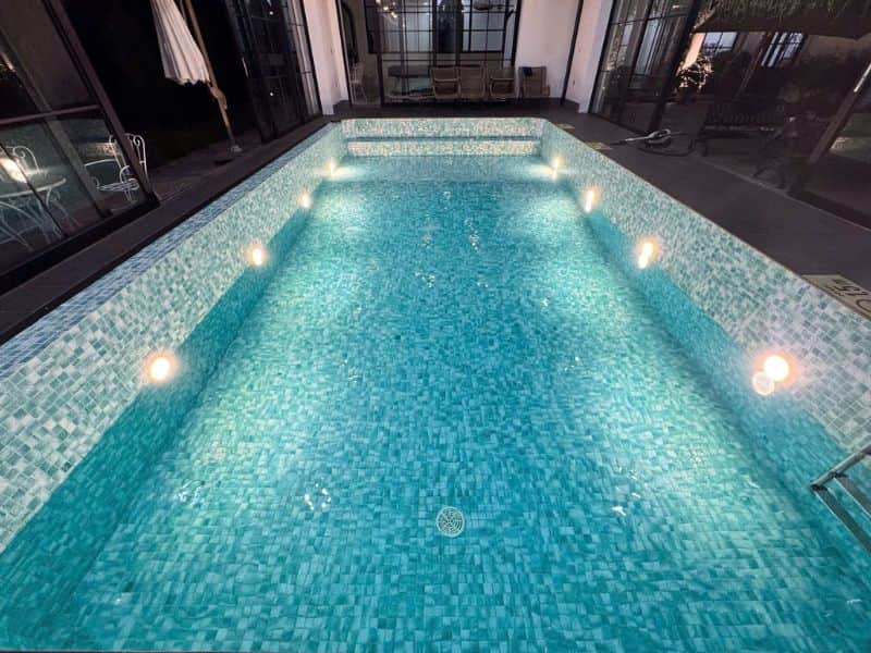 Havico bàn giao công trình thi công bể bơi tại biệt phủ Lê Gia, Xã Thông Nguyên