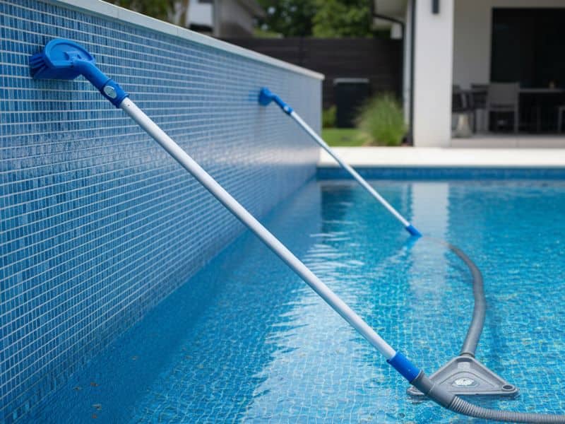 Sào nhôm vệ sinh bể bơi