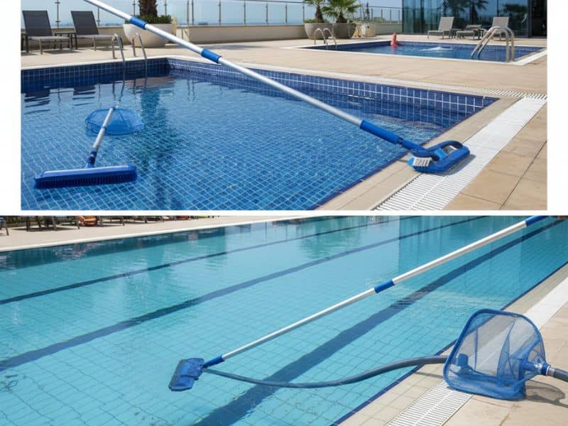 Sào nhôm vệ sinh bể bơi