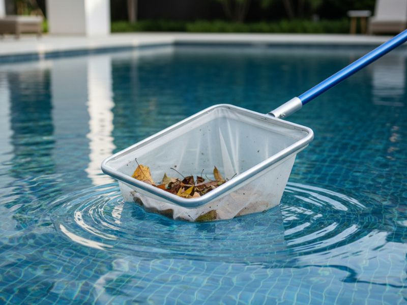 Vợt vớt rác bể bơi