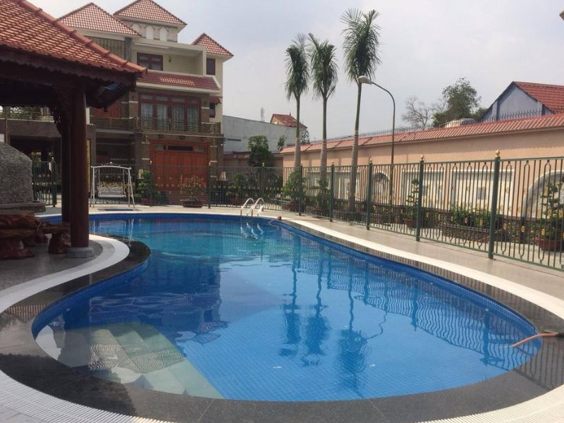 Havico bàn giao công trình thi công bể bơi biệt thự cho anh Dũng tại Bình Dương