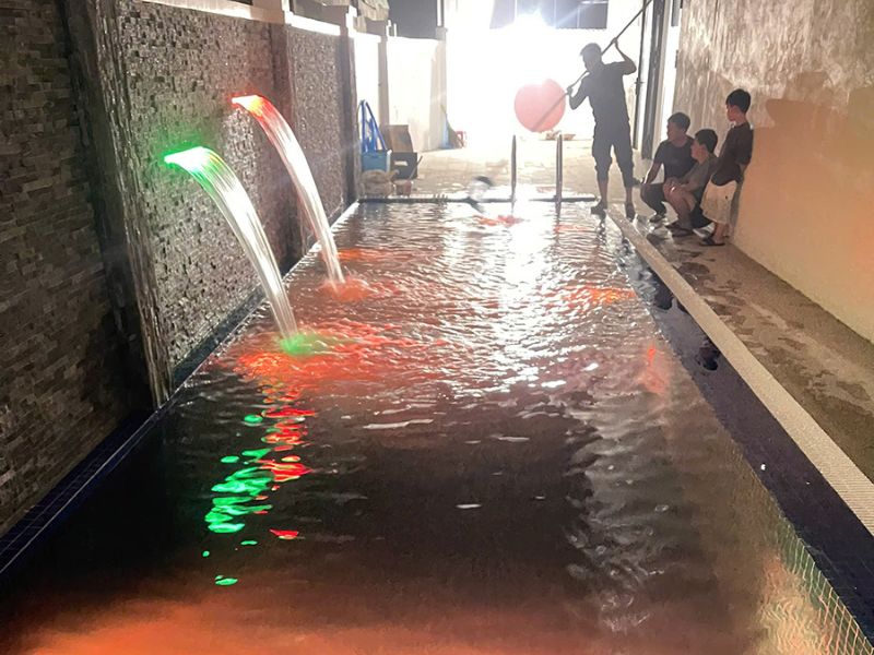 Havico bàn giao công trình thi công bể bơi cho anh Tuấn tại xã Hiển Khánh, Ninh Bình