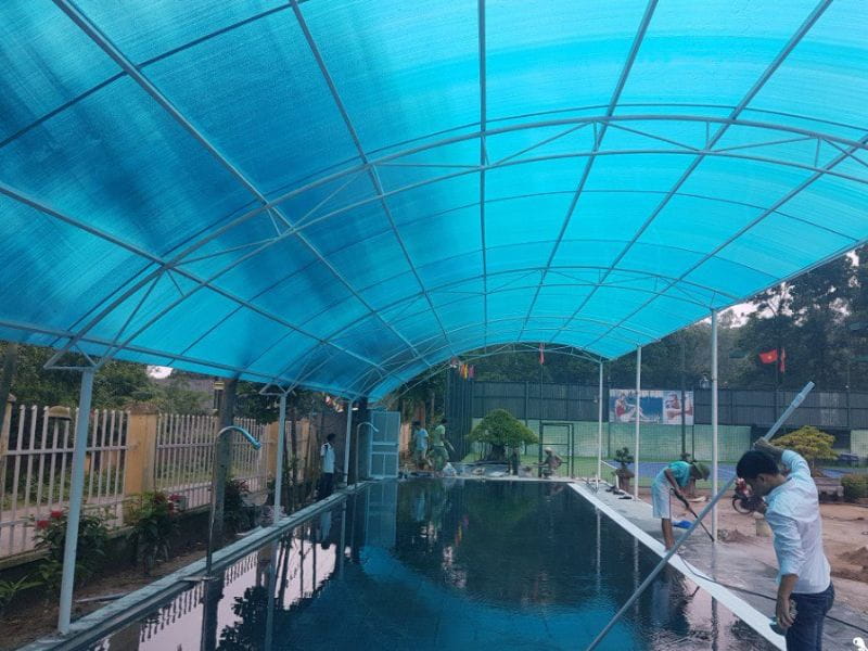 Havico bàn giao công trình thi công bể bơi tại Phường Nông Trang, Phú Thọ