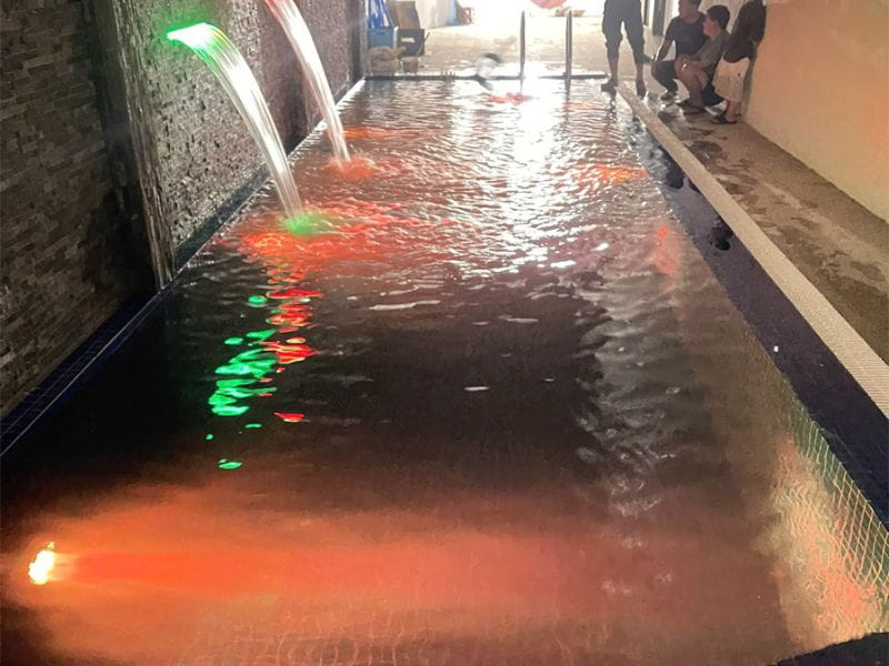 Havico bàn giao công trình thi công bể bơi tại xã Nghinh Tường