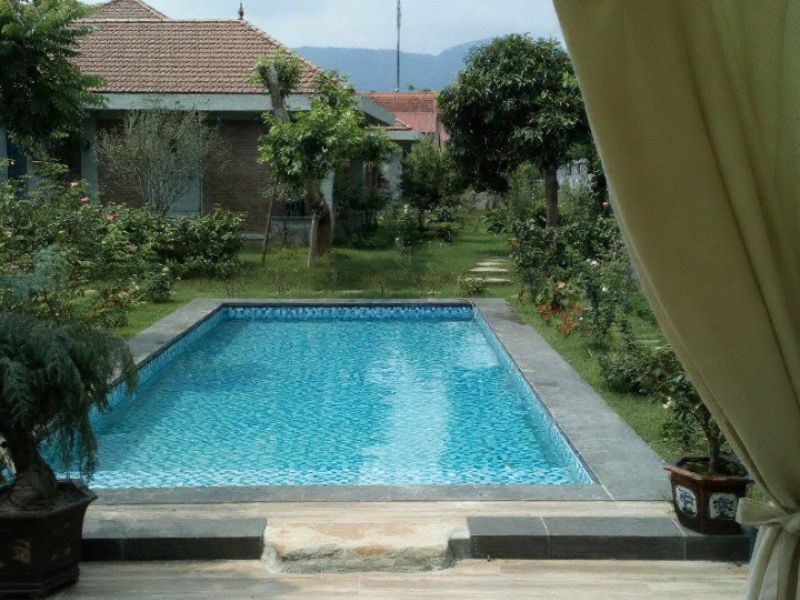 Havico bàn giao công trình thi công bể bơi cho anh Tiến tại Quốc Oai