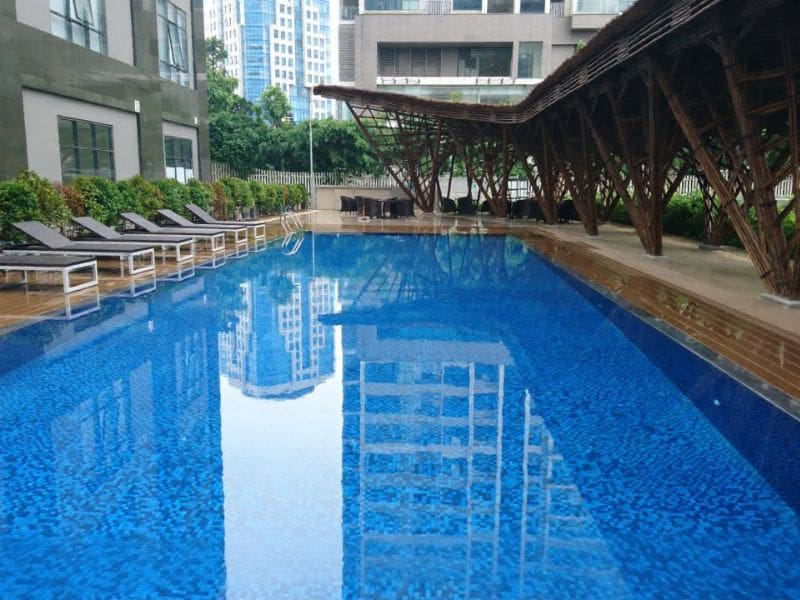 Havico bàn giao công trình thi công bể bơi tại Vinta Tower