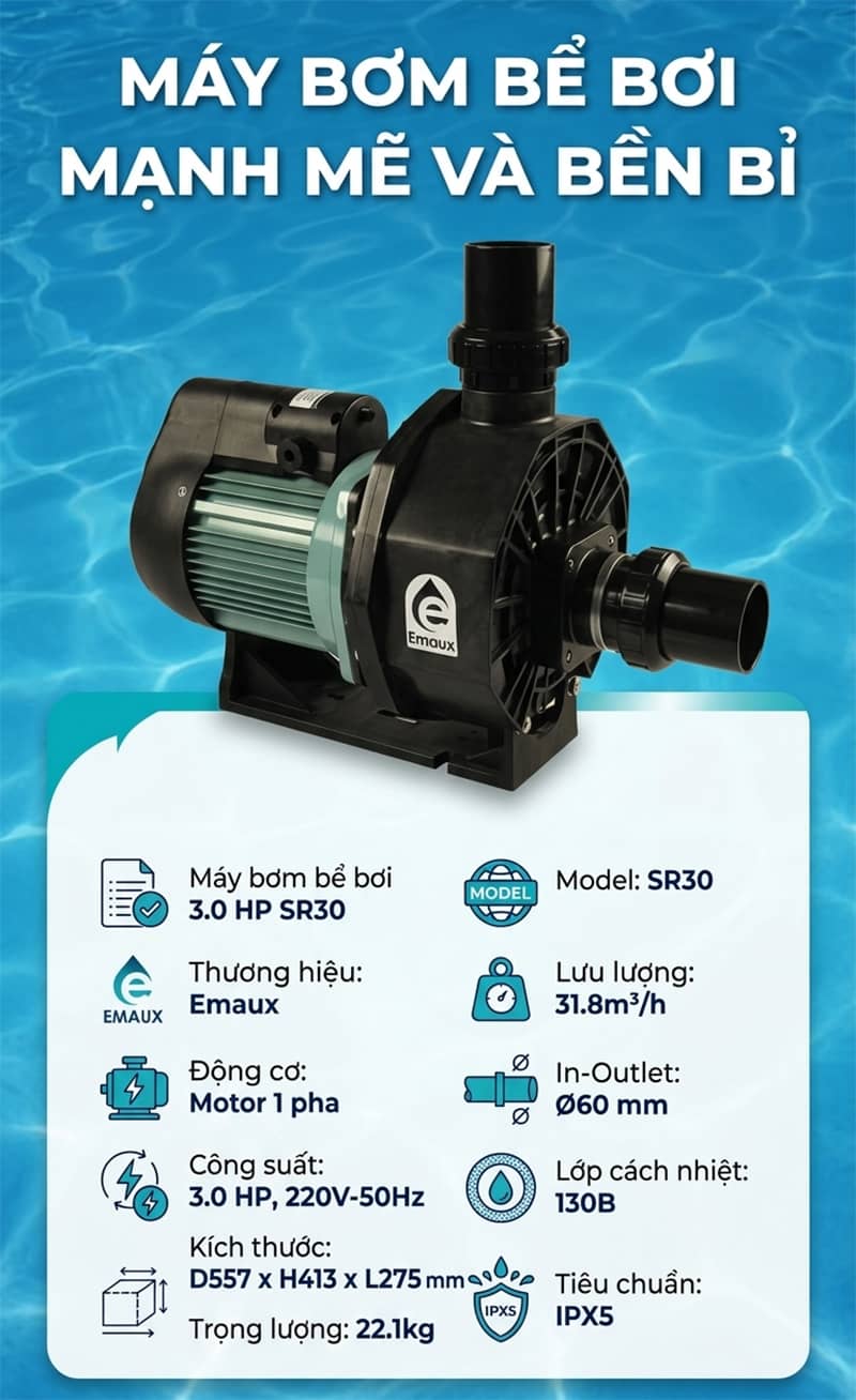 Thiết bị bể bơi Emaux