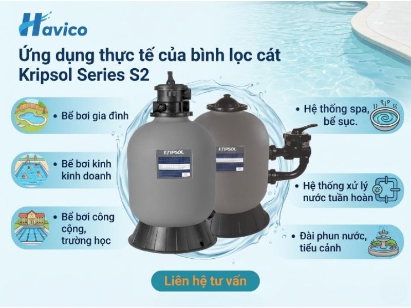 Bình lọc cát Kripsol Series S2