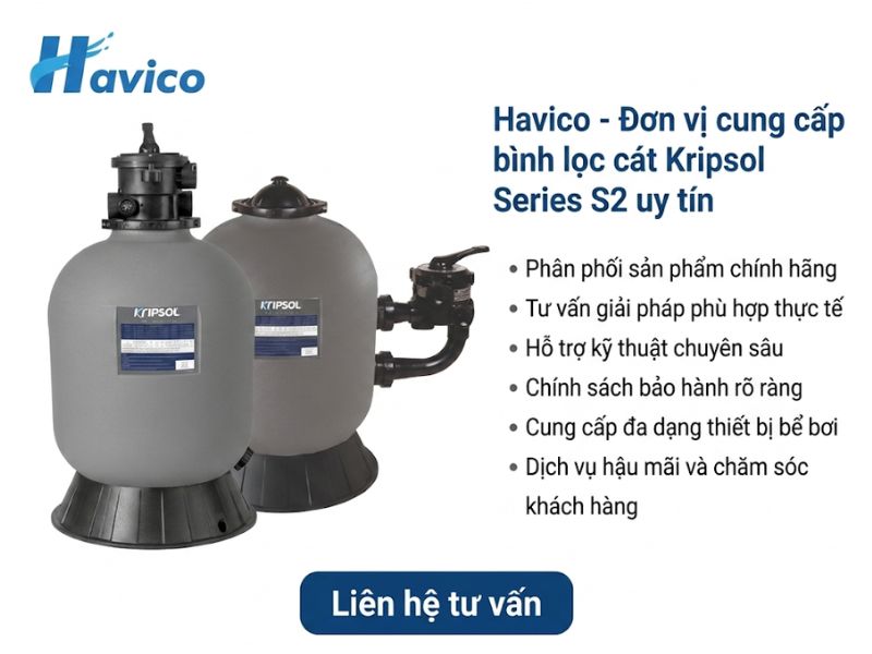 Bình lọc cát Kripsol Series S2