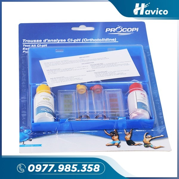 Bộ test nước bể bơi