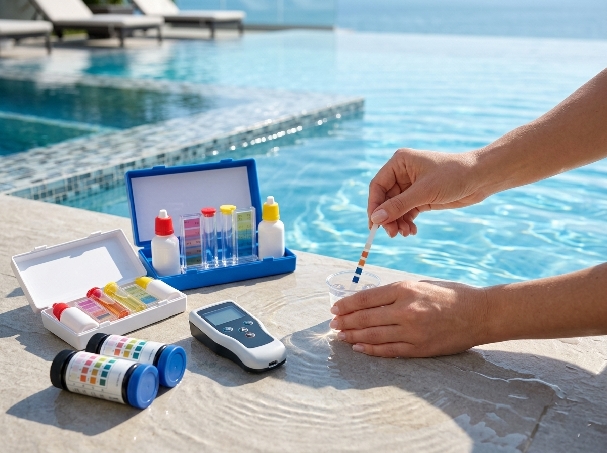 Bộ test nước bể bơi