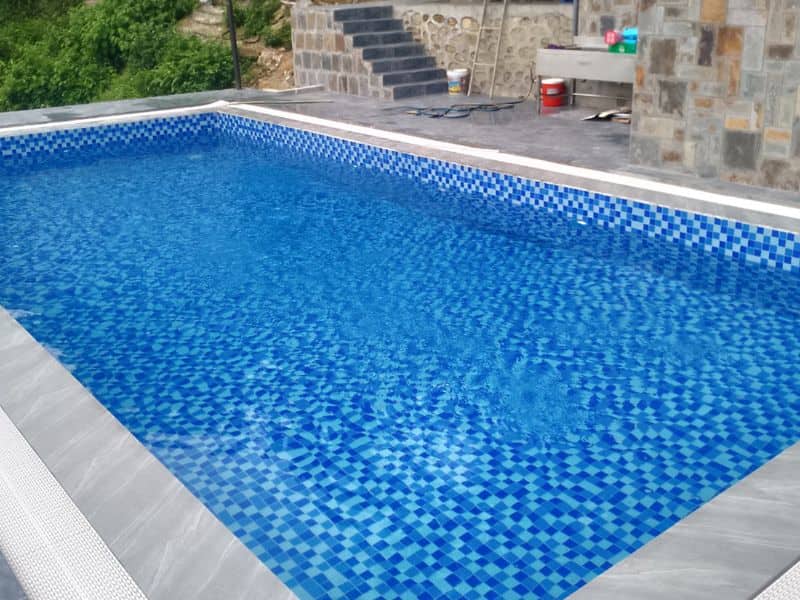 Havico bàn giao công trình vệ sinh bể bơi cho anh Quốc tại Tam Đảo