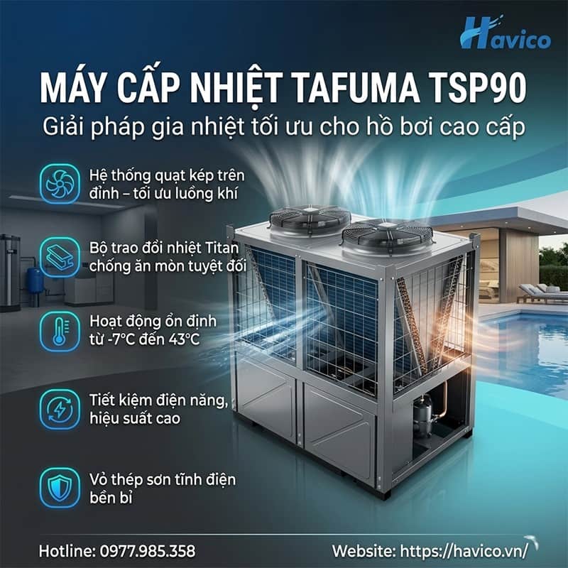 máy cấp nhiệt Tafuma TSP90