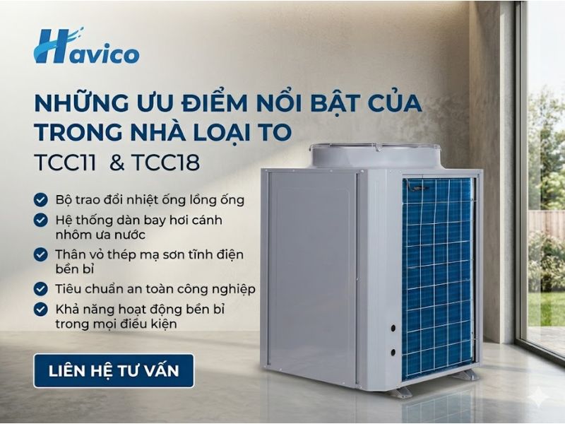 máy cấp nước nóng trong nhà loại to TCC11 & TCC18