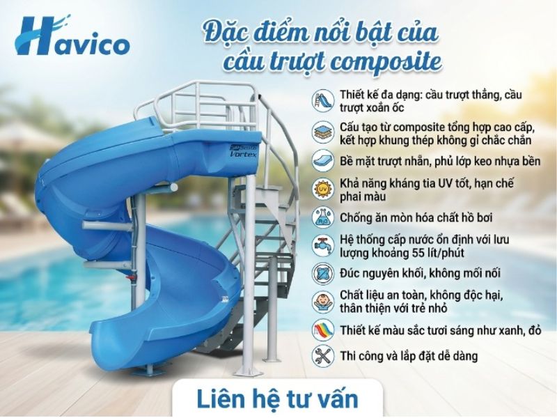 Cầu trượt composite
