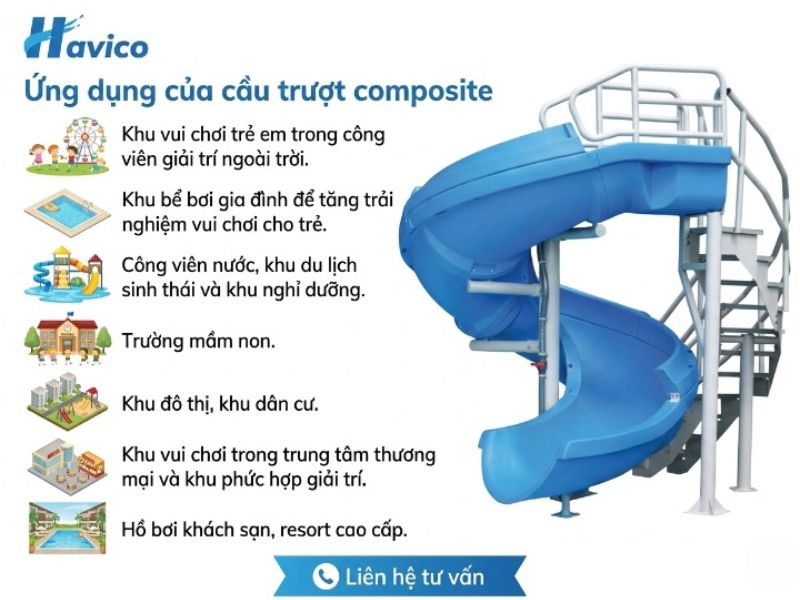 Cầu trượt composite