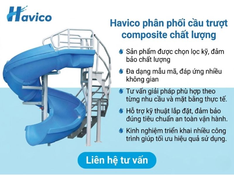 Cầu trượt composite